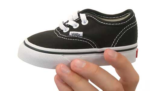 Classic Vans shoes for kids.