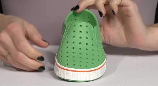 Green Natives shoes for kids.