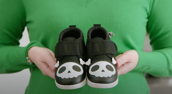 Ikiki shoes for kids who wear AFOs.