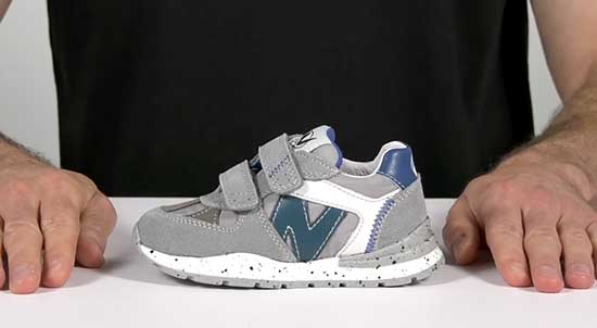 A pair of Naturino shoes for boys with narrow feet.