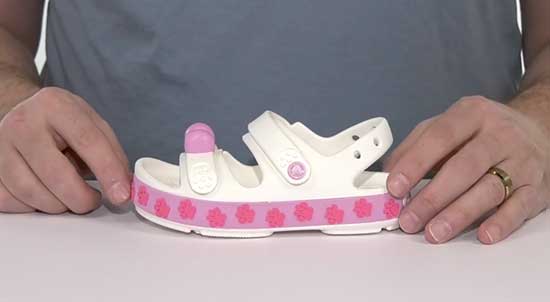 New Crocs for girls.