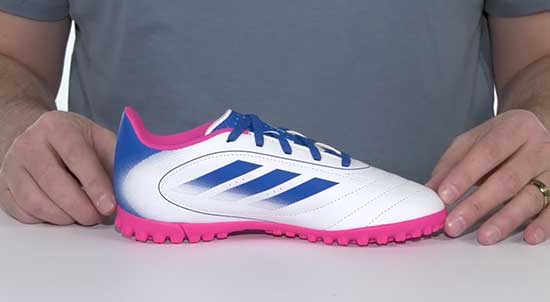 Indoor soccer shoes for girls with wide feet.