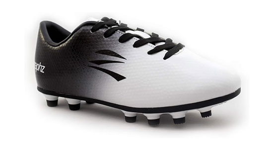 Zephz soccer shoe for kids with wide or extra wide feet.