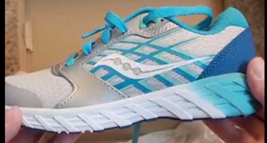 Extra wide width Saucony shoes for girls.