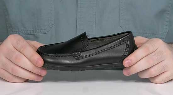 Geox black school shoes for kids.