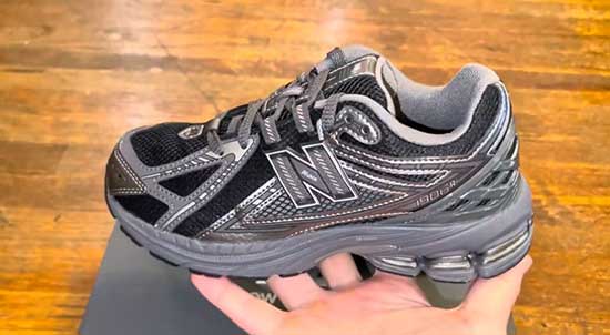 New Balance kids running shoes.