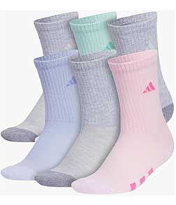 Running crew socks for girls.