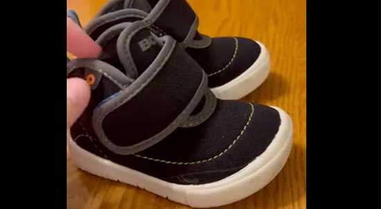 Water-friendly sneaker boot for toddlers.