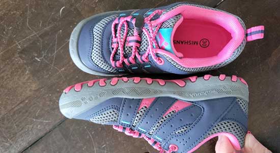 Waterproof shoes for toddlers.