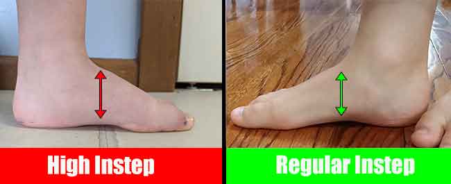child-with-high-instep-vs-child-with-regular-instep