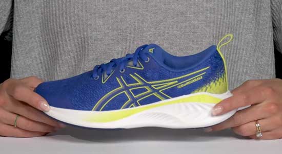 Asics kids Cumulus supportive running shoe for boys.