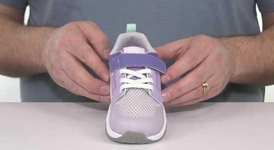 See Kai Run breathable sneakers for girls.