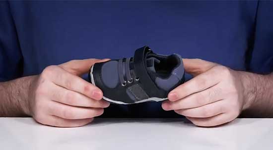 Stride Rite extra wide shoe for babies.