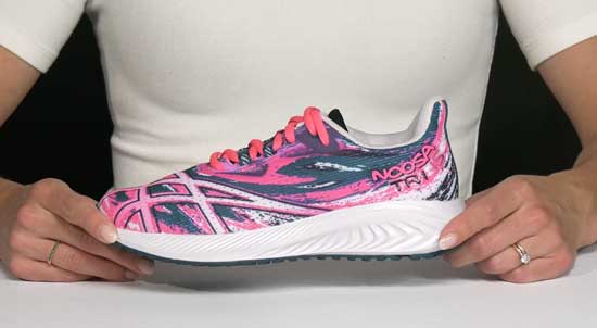 Supportive GEL-Noosa Asics running shoes for kids.