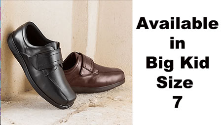 Dress shoes available in big kid shoe sizes.
