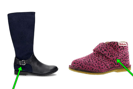 Stylish boots for kids with narrow feet.