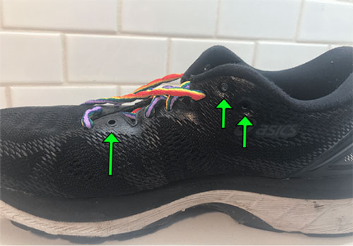Lacing Shoes with Narrow Heel and Wide Toe Box