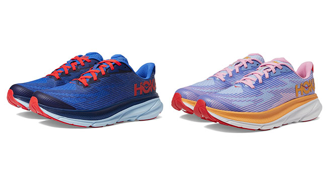 Hoka Clifton model for boys and girls.