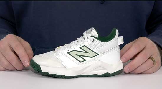 New Balance tennis shoes for kids with wide feet.