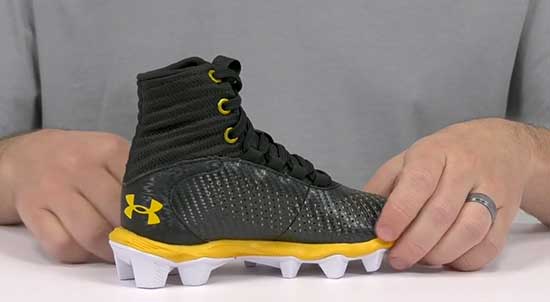 Under Armour lacrosse cleats for kids.