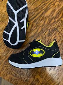 Batman light-up shoes for kids.
