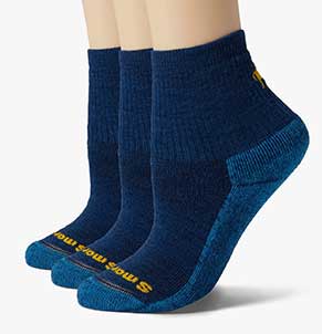 Breathable and comfortable hiking socks for boys.