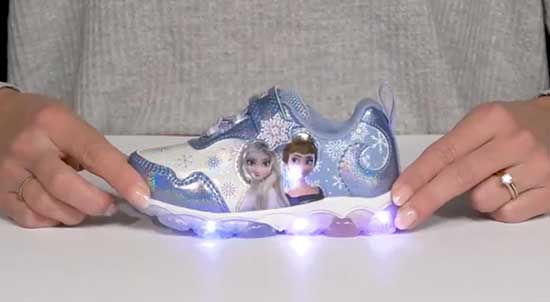 Disney Frozen light-up shoes.