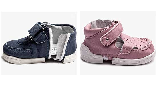 Easy shoes for babies with wide feet.