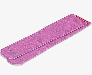 Pink Smartknit socks for AFOs.