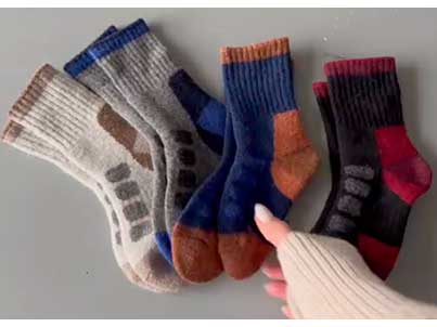 Smartwool hiking socks for boys.