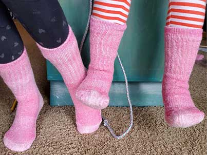 Smartwool hiking socks for girls.