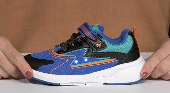 Wide light-up shoes for boys by Stride Rite.
