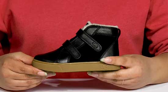 Ugg boots with velcro for toddlers.