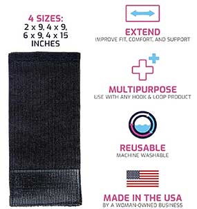 Velcro extender for kids' shoes.
