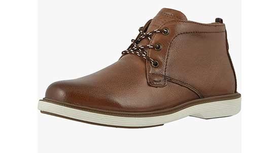 Brown dress shoes for boys.
