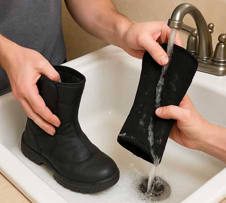 Kids' boots with removable liners.