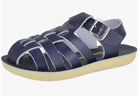 Salt water sandals for boys.