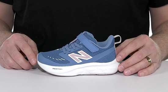 Supportive New Balance shoes for girls.