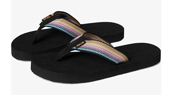 Teva flip flops for girls.