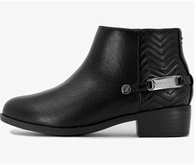 Black high heel boots for girls.