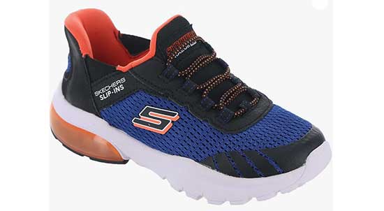 Boy's Skechers with memory foam.