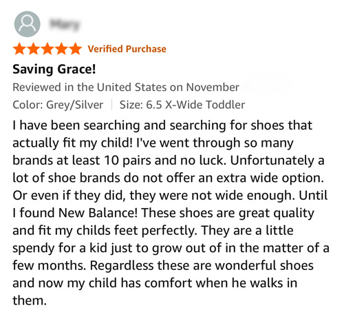 Extra wide sneakers for kids review.