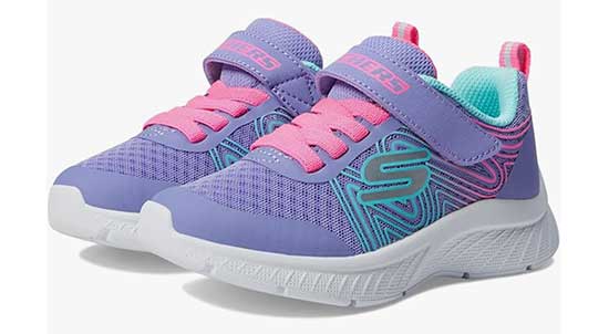 Girl's Skechers shoes with memory foam.