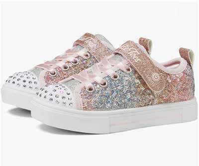 Gold Twinkle Toes shoes for girls.