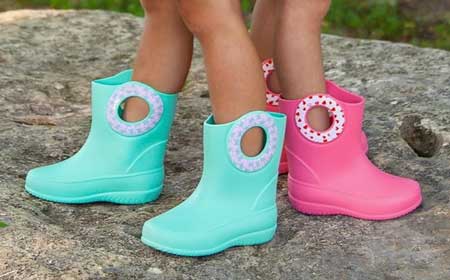 Rain boots for toddler girls.