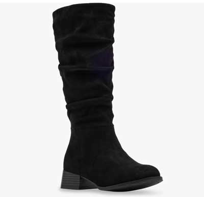 Tall high heel boots for girls.