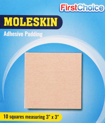 Moleskin to help prevent blisters.