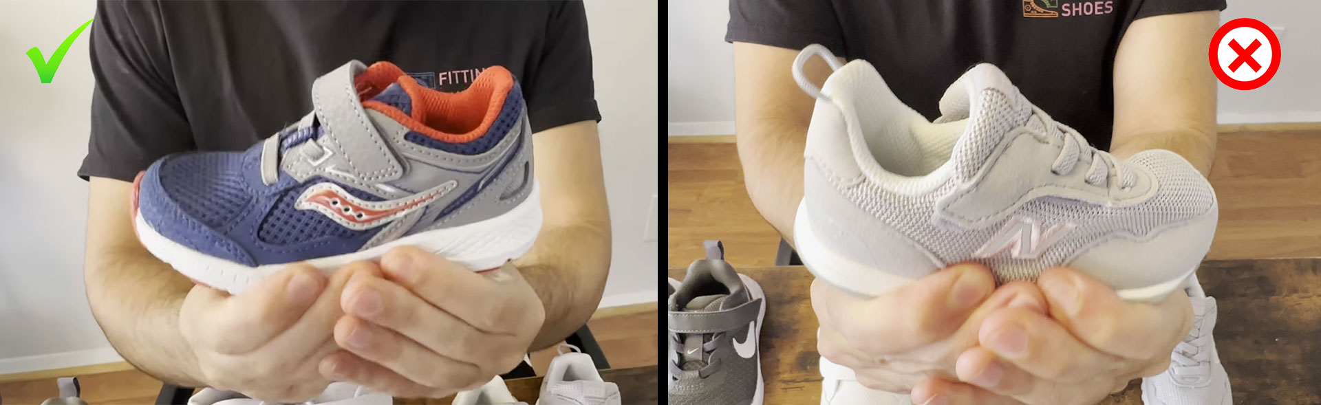 Difference between supportive and unsupportive stable base.