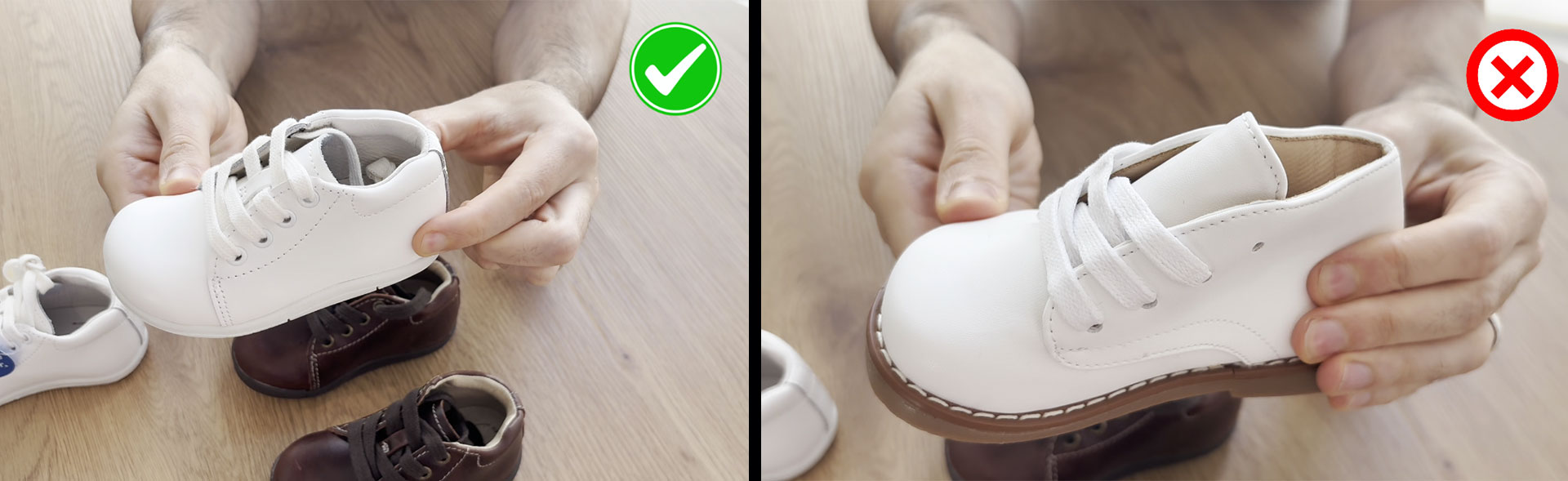 Difference between supportive ankle bootie versus unsupportive ankle bootie.