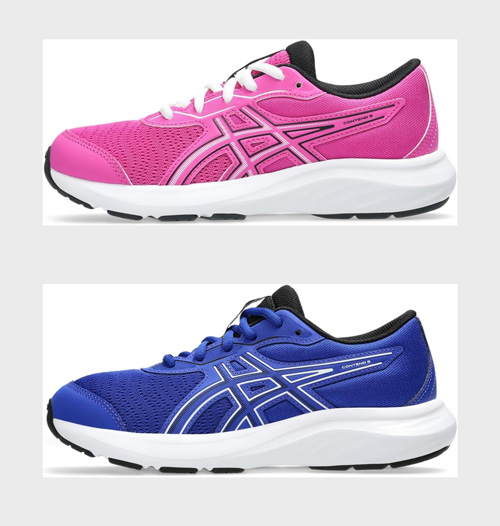 Asics supportive shoes for children with foot problems.